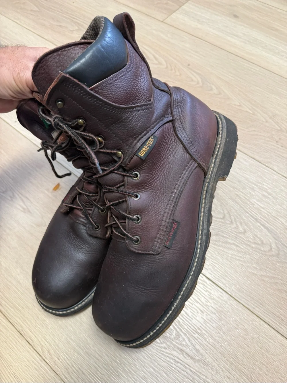 Red Wing SuperSole 2.0 8-inch heavy-duty work boots 2412 Gore-Tex Size 12EEE